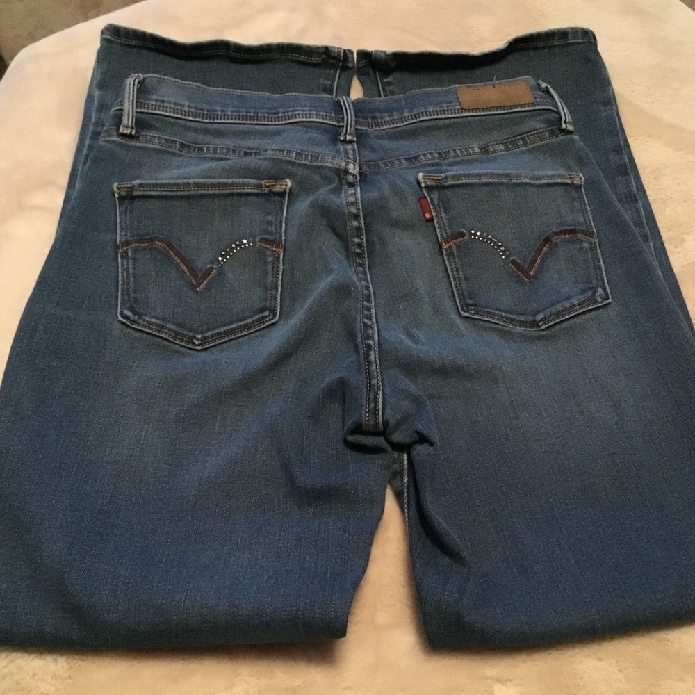 Levi’s 512 Bootcut Perfect Slimming Sequins & Stud Pocket Petite Jeans - 6P